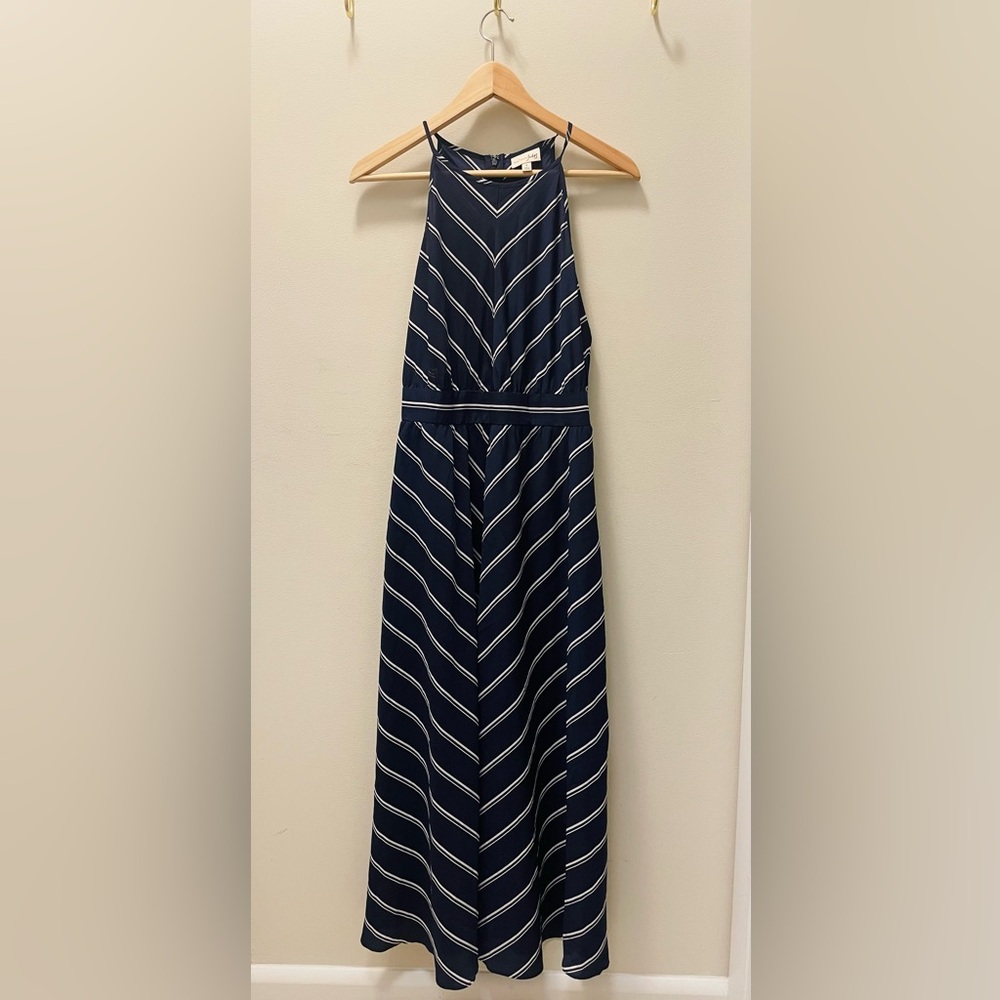 Madison Jules Navy Maxi Dress in size 4